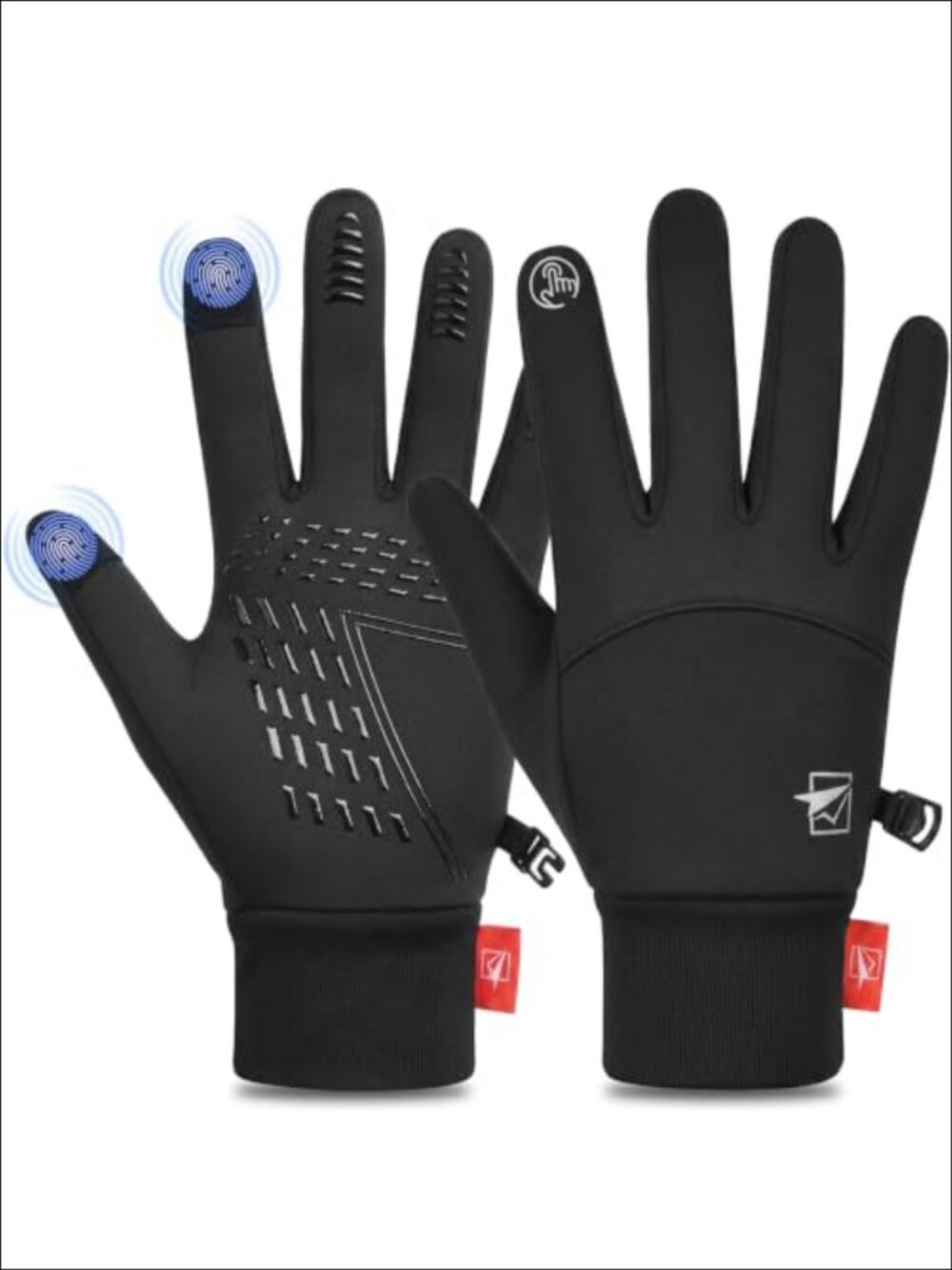 Winter Touchscreen Running Gloves Warm Fleece Lined Non-Slip